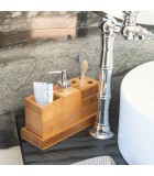 Σετ 3τεμ. αξεσουάρ μπάνιου Bamboo Αξεσουάρ Μπάνιου