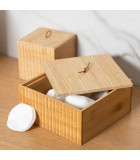 Κουτί αποθήκευσης Bamboo 15X15X7 εκ. Οργάνωση Μπάνιου