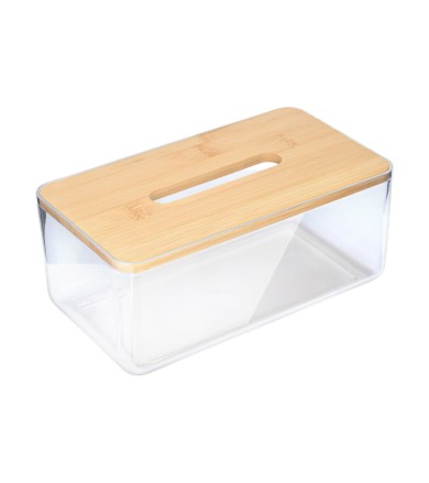 Θήκη για χαρτομάντηλα Bamboo 23X13X10 εκ. Οργάνωση Μπάνιου