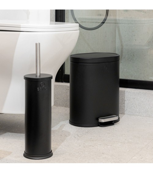 Κάδος Μπάνιου Ovoid 6lt Μαύρο Κάδοι & Πιγκάλ Μπάνιου