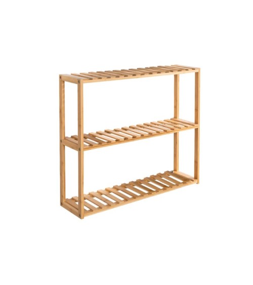 Ραφιέρα δαπέδου Επιτοίχια Bamboo με 3 ράφια Ραφιέρα δαπέδου Επιτοίχια Bamboo με 3 ράφια Οργάνωση Μπάνιου