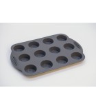 Φόρμα σιλικόνης Muffin 12 θεσεων 36Χ19,5Χ2 εκ. Εργαλεία-Σκεύη μαγειρικής