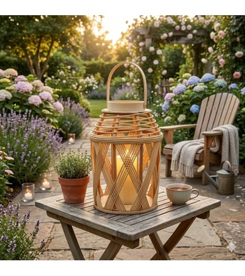 Φανάρι Bamboo 24Χ42,5 εκ. Κηροπήγια-Φανάρια