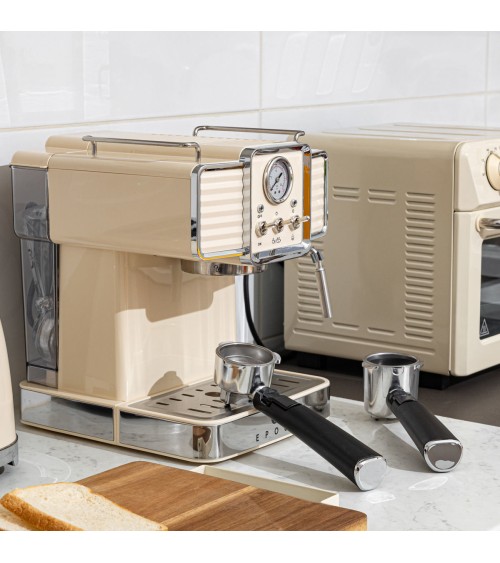 ΜΗΧΑΝΗ ESPR. RETRO EPOQUE 1350w CREME Ηλεκτρικές μικροσυσκευές