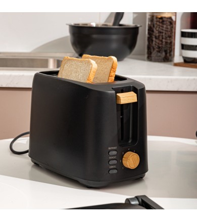 ΦΡΥΓΑΝΙΕΡΑ OAK 2 ΘΕΣΕΩΝ 750w ΜΑΥΡΗ Ηλεκτρικές μικροσυσκευές