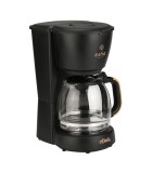 ΚΑΦΕΤΙΕΡΑ ΦΙΛΤΡΟΥ OAK 1000w 1.25lt ΜΑΥΡΗ Καφετιέρες