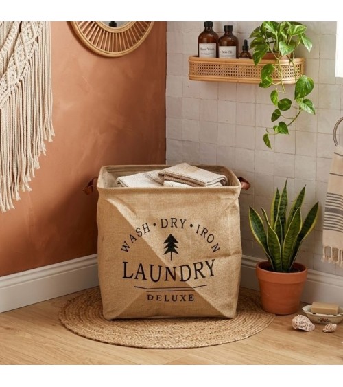 Καλάθι Απλύτων "Laundry Deluxe" 32x32x30 εκ.. Εξοπλισμός μπάνιου