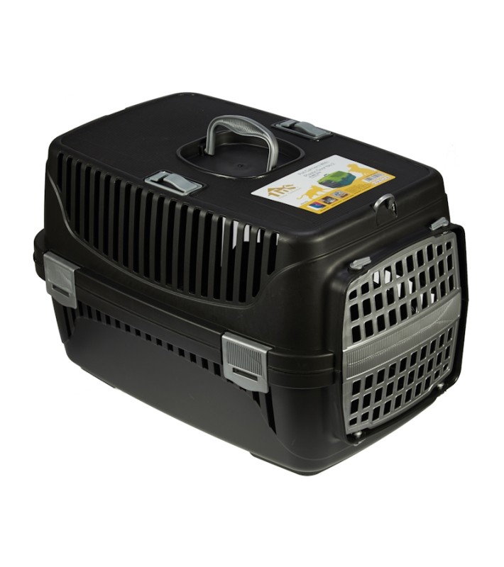 Κλουβί μεταφοράς κατοικιδίου 36.5Χ55Χ33 Γκρι PETSHOP Κλουβί μεταφοράς κατοικιδίου 36.5Χ55Χ33 Γκρι PETSHOP