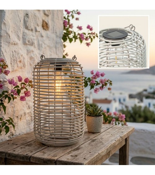 Ηλιακό Φανάρι - Φωτιστικό Δαπέδου Γκρι 39εκ. Ηλιακά φωτιστικά