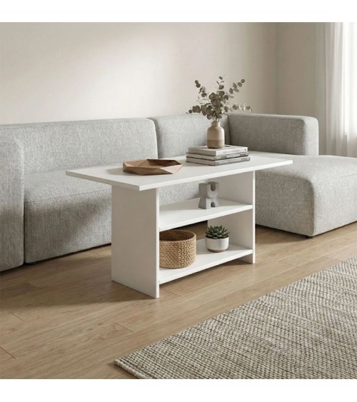 Τραπεζάκι Σαλονιού Dallas χρώμα λευκό 70x50x60εκ Τραπεζάκι Σαλονιού Dallas χρώμα λευκό 70x50x60εκ