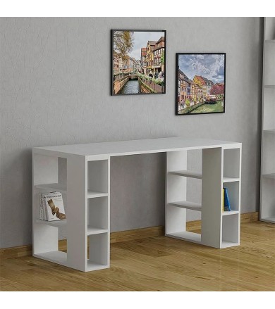 Γραφείο Colmar λευκό 140x60x75εκ 