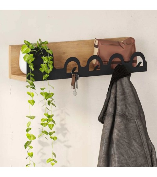 Κρεμάστρα τοίχου Liora 63x14x14εκ. Έπιπλα εισόδου