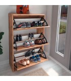 Παπουτσοθήκη Nave  18 ζευγών pine oak 73,6x24x110εκ. Παπουτσοθήκες