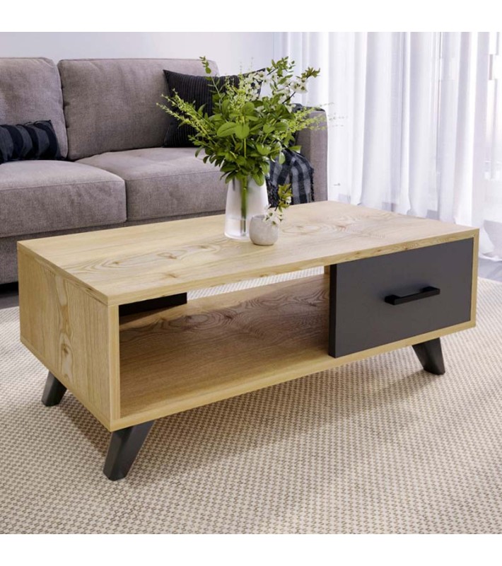 Τραπεζάκι σαλονιού Gilbert sapphire oak - ανθρακί 90x45x35εκ. Τραπεζάκια σαλονιού Τραπεζάκι σαλονιού Gilbert sapphire oak - ανθρακί 90x45x35εκ. Τραπεζάκια σαλονιού