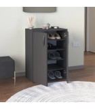 Παπουτσοθήκη - Ντουλάπι Manolo ανθρακί 60x38x81,4εκ. Παπουτσοθήκες
