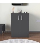 Παπουτσοθήκη - Ντουλάπι Manolo ανθρακί 60x38x81,4εκ. Παπουτσοθήκες