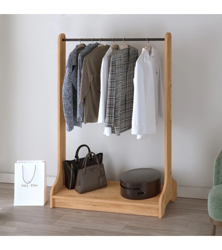 Έπιπλο εισόδου Belgum pine oak 87,3x35x128εκ. Έπιπλα εισόδου