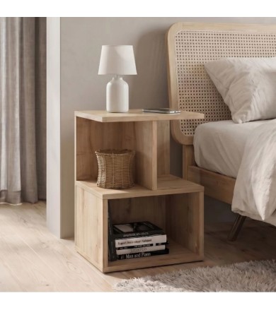 Κομοδίνο - Τραπεζάκι βοηθητικό Entiero sapphire oak 39,8x35x54,6εκ. Κομοδίνα & Βοηθητικά Τραπεζάκια