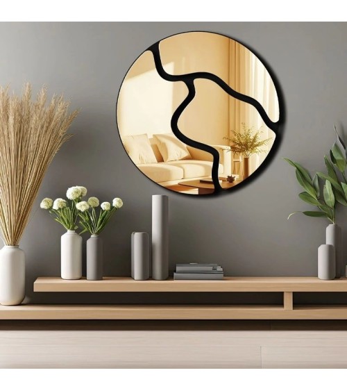 Διακοσμητικό τοίχου Ayna με Plexiglass 65x10x29εκ Καθρέπτες