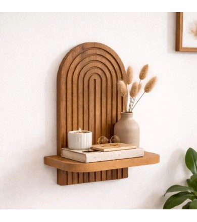 Ραφιέρα τοίχου Artwill Mdf  oak 26x13x35εκ. Ραφιέρες-Βιβλιοθήκες