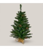 Χριστουγεννιάτικο δεντράκι Forest pine με κουκουνάρι 90 εκ. Μικρά & Φωτιζόμενα Δέντρα